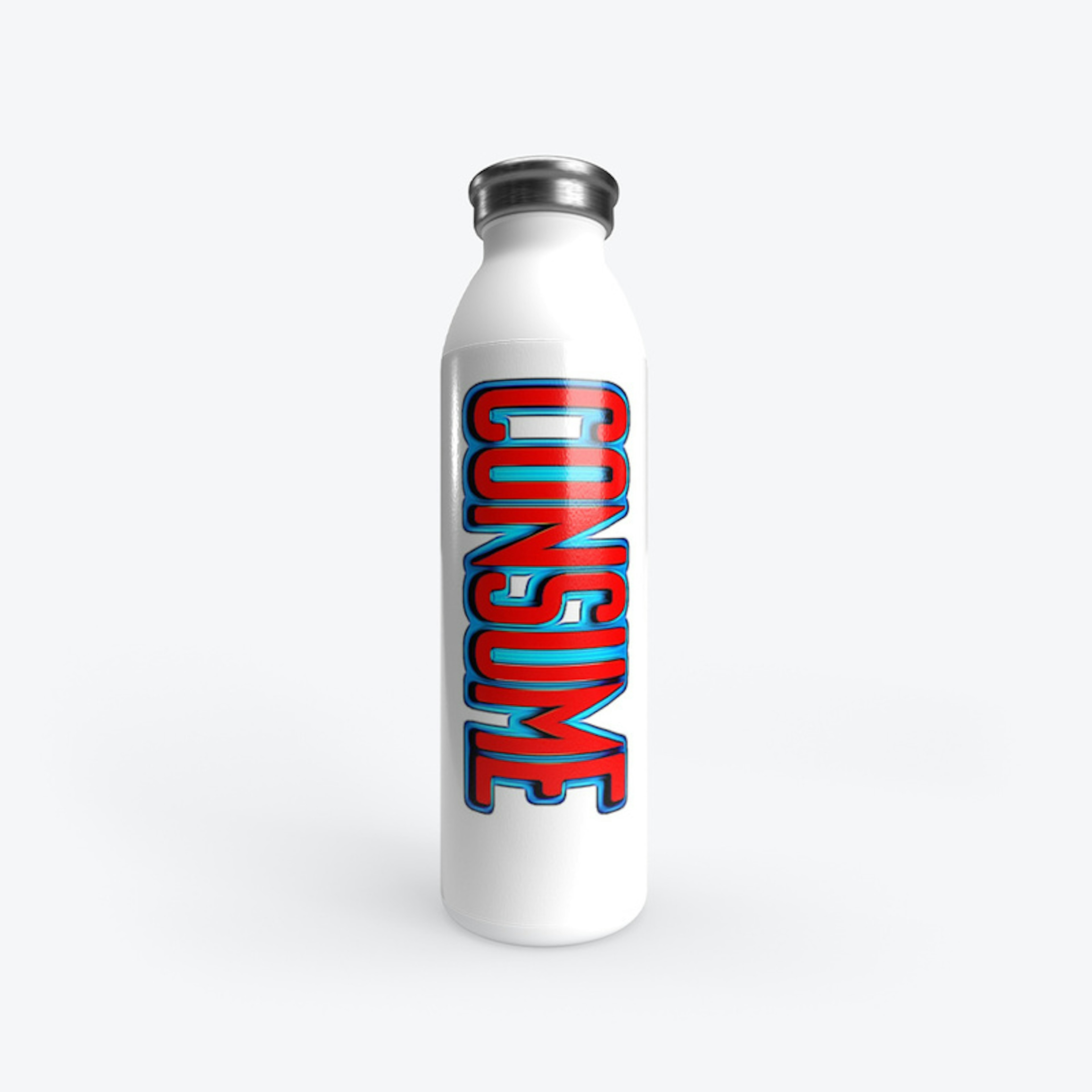 CONSUME - Stainless  Bottle (vertical)