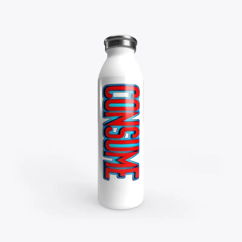 CONSUME - Stainless  Bottle (vertical)